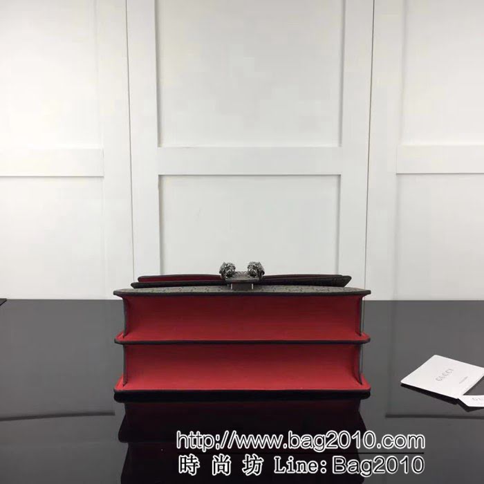 GUCCI古馳原單 新款專櫃品質原單貨實物實拍 花膠大紅400249鏈條單肩斜挎包 HY1028